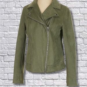 Old Navy Faux Suede Moto Jacket